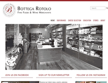 Tablet Screenshot of bottegarotolo.com.au